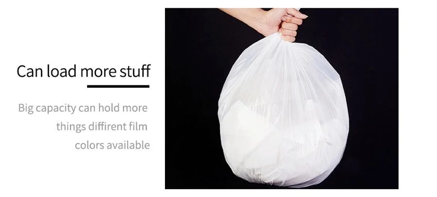 Household Necessities Oversized Flat-Mouth Plastic Bag Garbage Bag with HDPE Material