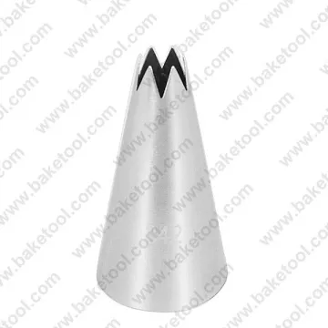 Stainless steel Cake Decorating open star pastry nozzle #342