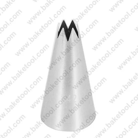 Stainless steel Cake Decorating open star pastry nozzle #342