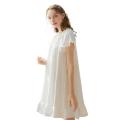 نساء ثوب نوم القطن عتيقة الأميرة Nightdress