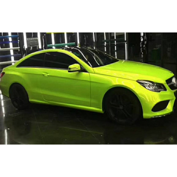 metallic fantasy lemon yellow car wrap vinyl