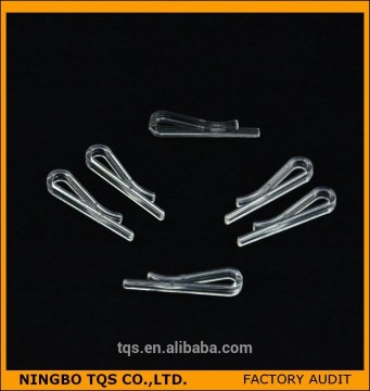 Hot Sale U-shape Transparent Shirt Packing Plastic Clips