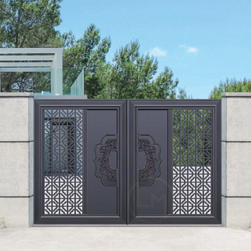 Moderne Aluminiumschwung Gartenzauntor für den Vordereingang