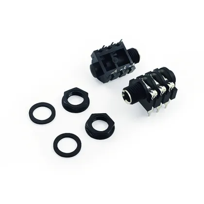 6.35mm Microphone CK Socket Audio Video Interface Gold-Plated Microphone Base