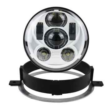 5.75 Inch Motorcycle Light 575 Headlight with Mounting Bracket for VTX 1300/VTX 1800 (2002-2008)
