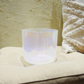 Q're Pearl White Crystal Singing Bowl 432 HZ 8