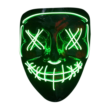 EL Flashing Plastic Party Neon Wire Mask Wholesale - Finegreen Lighting