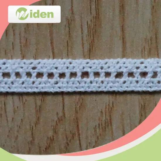 High quality 1CM width Cotton Crochet Lace trim for clothing