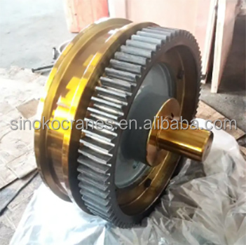 Customized Heavy Duty Trolley Forged Steel Crane Wheel Block For Sale