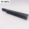 Factory black anodized cnc machining aluminum spare parts