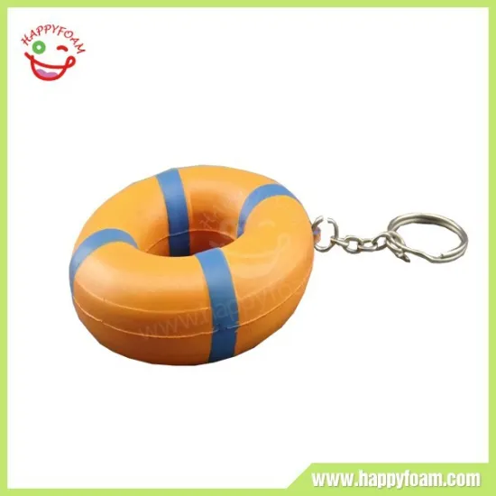 Pu Foam Swim Ring Keychain Promotional Gift