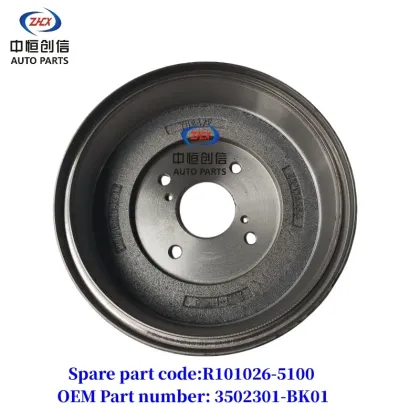 Rear brake drum for changan Honor S