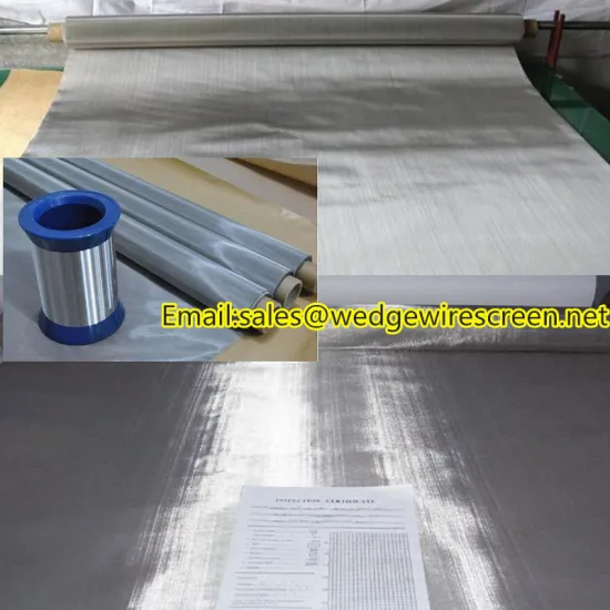 SS304 Plain Dutch Weave Stainless Steel Wire Mesh API & ISO Certificate Professional Manufacturer