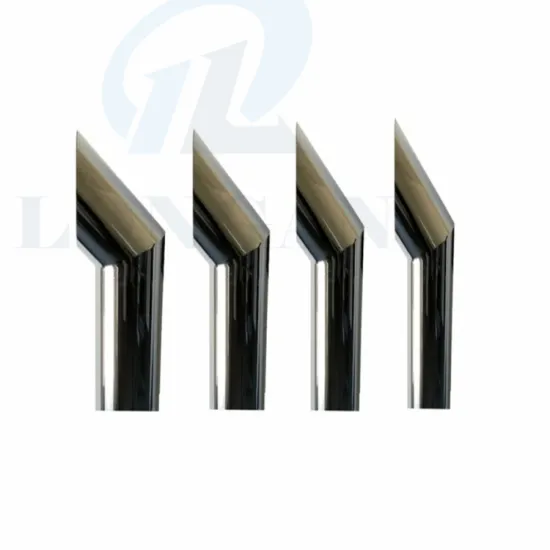 60c Stainless Steel Chino Exhaust Stack Tip Truck Chrome Curved Pipe