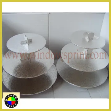 Shinny paper cupcake display/cupcake display box