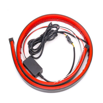 12V Car Pickup LED Strip Brake Lights - Waterproof Rear Tail Warning Lamp