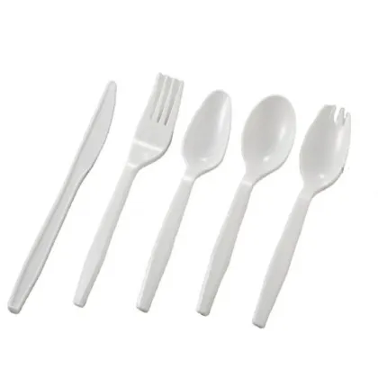 Disposable plastic cutlery Polypropylene Cutlery PP forks