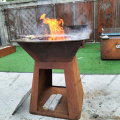 Charcoal Fire Table Durable BBQ Grill