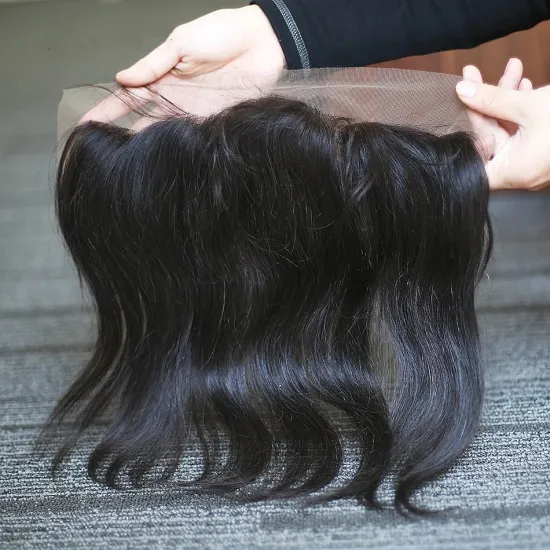 Large in stock 10 12 14 16 Inch Virgin Human Hair 4x4 5x5 6x6 7x7 Natural Color 4*4 5*5 13*4 13*6 Transparent Lace Closure Front