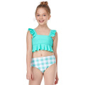 Модная летняя девушка плавание детская одежда