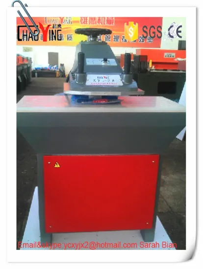 Hydraulic swing arm insole cutting machine