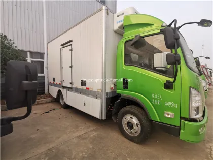 4.1m single-row pure electric refrigerator car