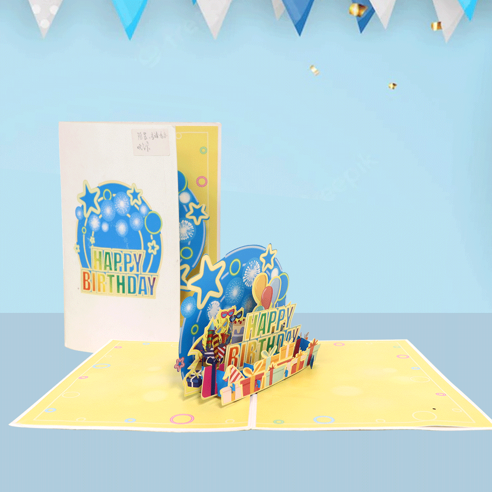 3D birthday cards