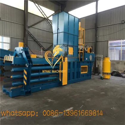 hydraulic waste paper bailing machine