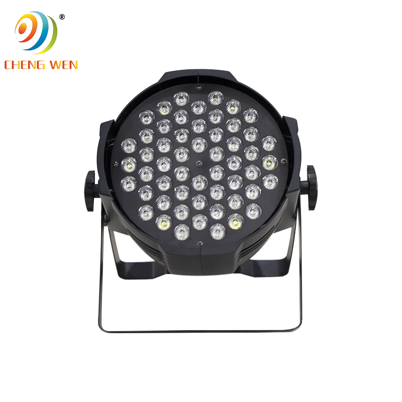 54PCS * 3W LED PAR Light RGBW Événements de scène Disco