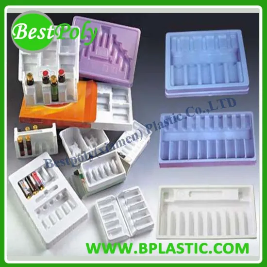 2017 plastic blister tray for electornic, cosmetics, fruits, soap, bottles