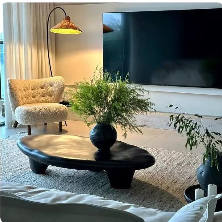 Nordic Cloud Wood Tea Table