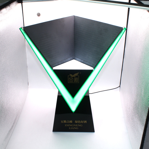 customized acrylic display rack stand for wine bottle