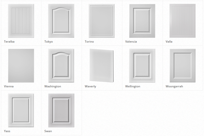 thermolaminated door styles