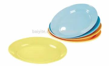 round plastic tray, plastic PP tray for food