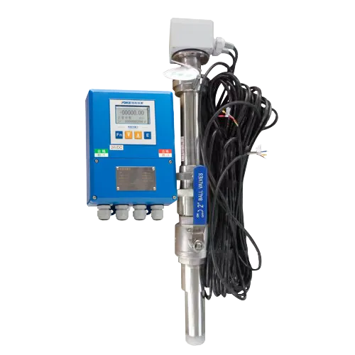 Plug-in Anti-Corrosion and Wear-Resistant Electromagnetic Flowmeter for DN100-2000 Sewage, Seawater, Acid-Base Liquids