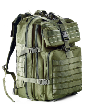 50L Tactical sac à dos camo vert