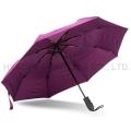 Parapluie pliant coupe-vent double couche