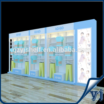 Wooden Clothes Display Rack for Children's Garments