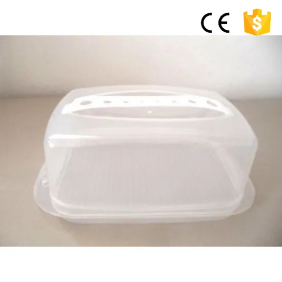 Custom Design Plastic Pencil Box Clear Plastic Round Cake Box
