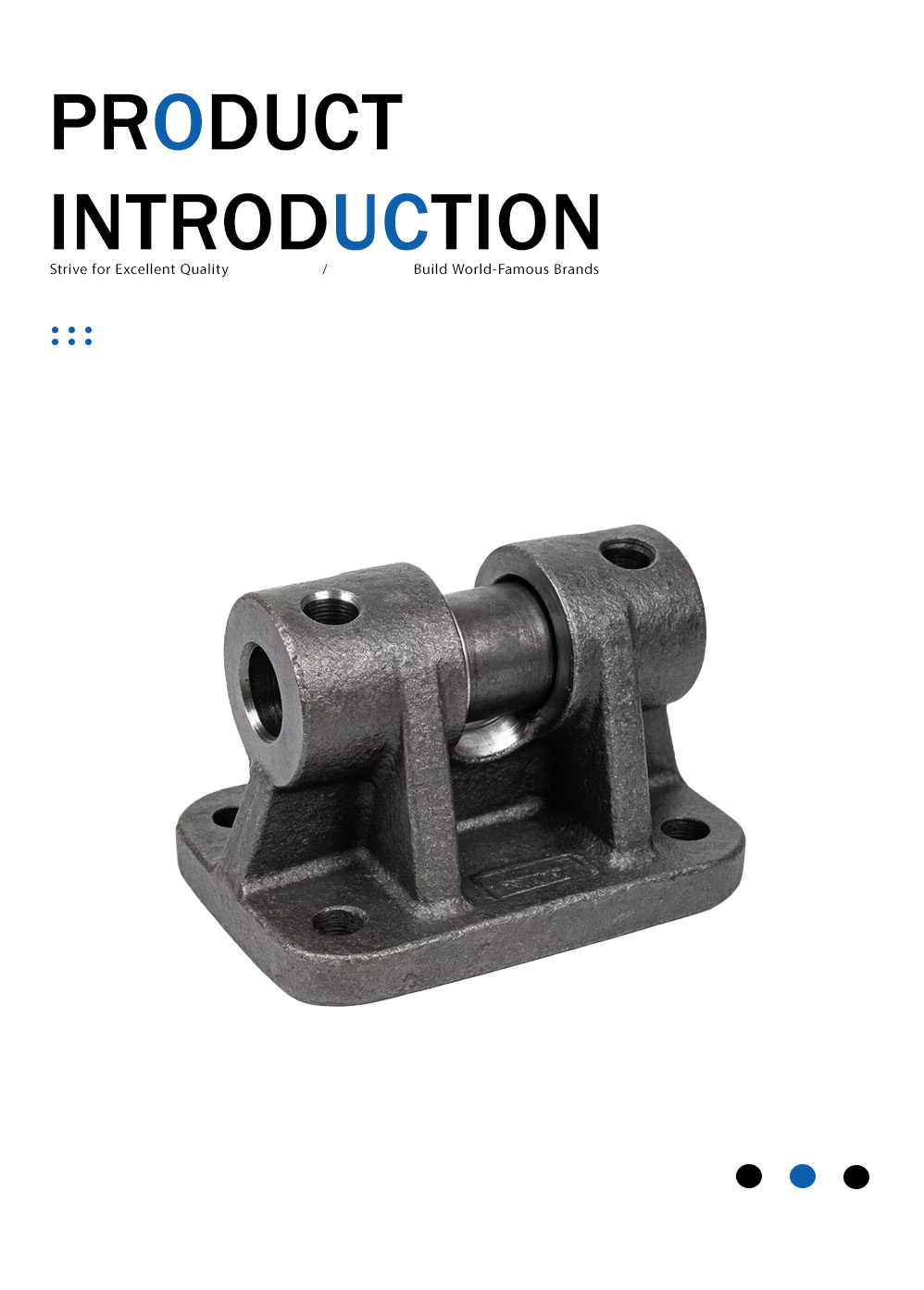 Ductile Iron Bucket Trunnion Casting