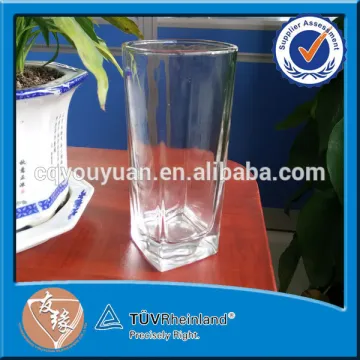 320ml collins square bottom thick drinking glass