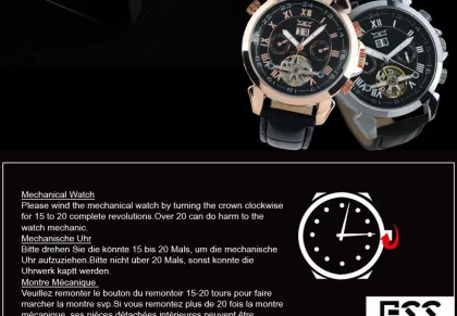 Black Dial Week Tourbillon Automatic Watch For Precision Time