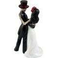 Skeleton Couple Figurine Halloween Gothic Lovers Romantic Bride and Groom Figurine Supplier