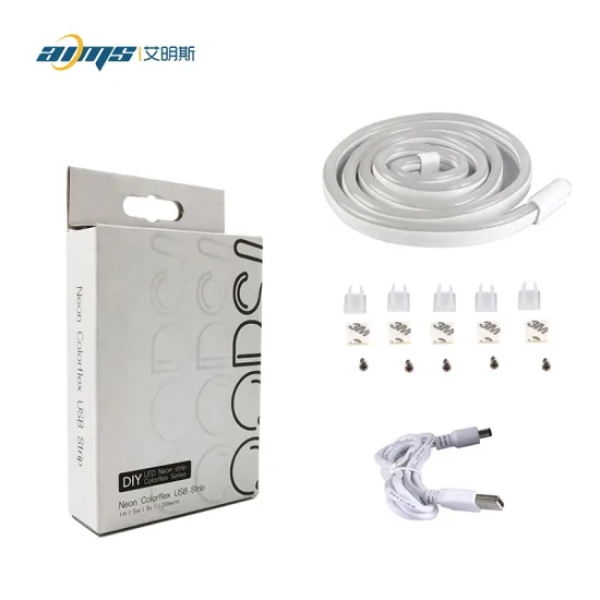 DIY Rechargeable LED Neon Rope Light - Dream Color, Flexible, and Waterproof