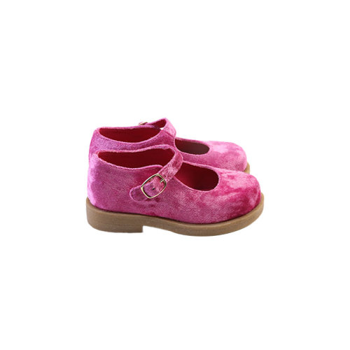 Rubber Soles Mix Sizes Fancy Velvet Kids Shoes