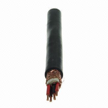 Control cable with copper conductor, XLPE insulation and PVC sheath