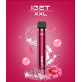 1800puffs Iget XXL Vape แบบใช้แล้วทิ้ง