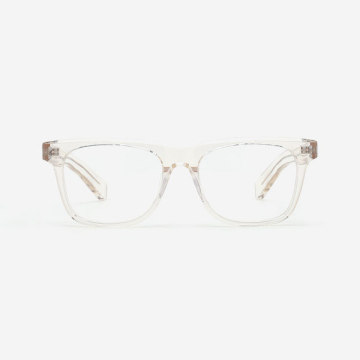 Rectangular Bevel Acetate Men's Optical Frames