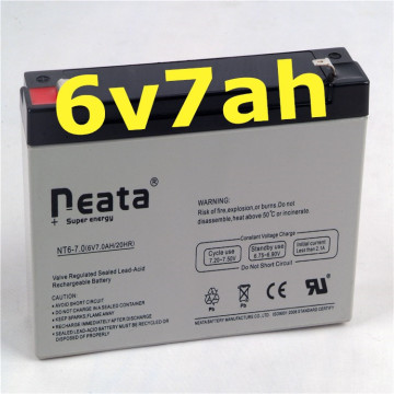 Neata mini 6v 4ah 20hr rechargeable battery for scales