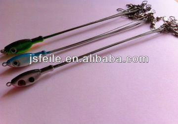 Five steel wire lead umbrella rig Alabama Rig